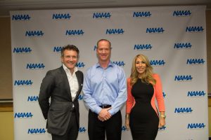 Spence Epstein had the opportunity to meet Shark Tank’s Lori Greiner and Robert Herjavec at NAMA in Chicago.